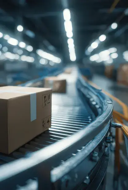 Direct to Consumer package on shipping line
